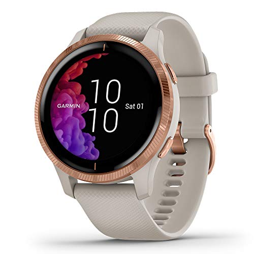 ایگرد | قیمت و خرید Garmin Venu (Light Sand/Rose Gold) Bands Bundle | +Two ( 2) Extra Metal Bands (Milanese Silver \u0026 Vintage Gold) \u0026 HD Screen  Protectors | AMOLED, Spotify \u0026 Wrist-Based