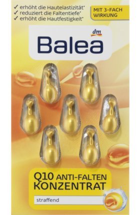 Q10 Anti-Wrinkle Concentrate Balea- Pack of 3 x 7 capsules (for 21 Applications)
