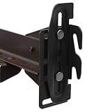 Innovative Gear #35 Bed Frame Conversion Brackets, Four (4) Down Hooks, Bolt-On to Hook-On, Headboard to Foot Board, Bed Frame Adapter Plates, 2 Inch Height Adjustment. Pack of 4