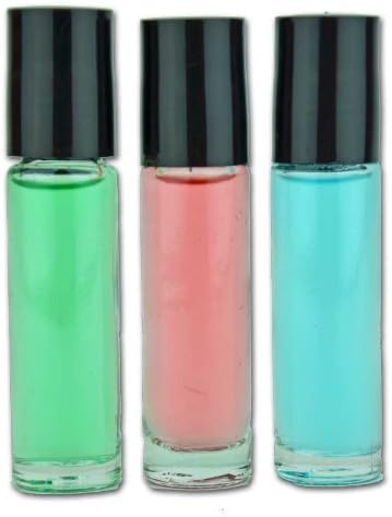 3 Watermelon Pure Fragrance Body Oil Perfume Cologne Oils 1/3 Oz Roll On Bottles Set of 3 Bottles of the same scent