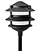 Paradise GL22764 Low Voltage Cast Aluminum 11W Path Light (Black, 6 Pack)
