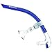 Kraken Aquatics Swim Snorkel for Lap Swimming, Swimmers Training and Pool Therapy Equipment | Quality Adult Center Mount Snorkel with Comfortable Silicone Mouthpiece and One-Way Purge Valve | Blue
