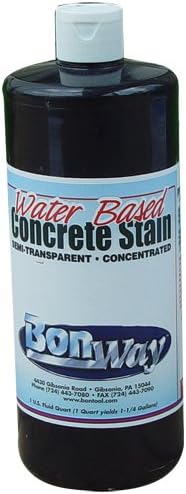 BonWay 32-802 1-Quart Sandstone Semi-Transparent Water Based Concrete Stain
