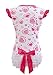 Littleforbig Adult Baby Diaper Lover Snap Crotch Romper Onesie -Princess Hearts