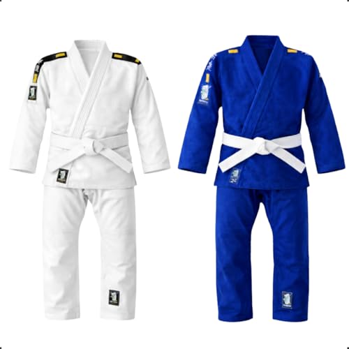 Kimono Judô Matsuru Trançado 350g Unissex Faixa Branca