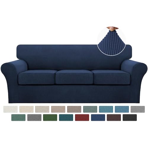 Turquoize 4 Piece Sofa Covers for 3 Cushion Couch