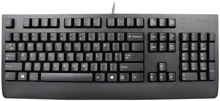 Lenovo Preferred Pro II Wired External USB Keyboard ( 4X30M86879) Factory Sealed Retail Product For USA, black