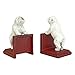 Design Toscano Over the Fence Bulldog Cast Iron Sculptural Bookend Pair