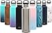 Simple Modern Insulated Water Bottle with Handle Lid 1 Liter Reusable Ascent Narrow Mouth Stainless Steel Thermos Flask, 32oz Handle Lid, Simple Stainless