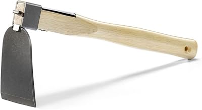 LANYOTA Garden Hoe with Wooden Handle 38x11cm Digging Weeding Tool