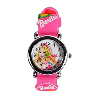 Angelfish barlie Doll Pink Color Kids Watch letest 2018 Model Watch