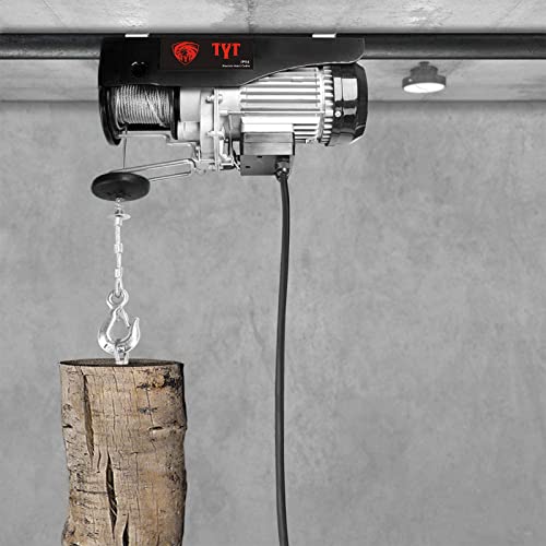 TYT 880 lb Electric Hoist, 110V Electric Hoist, Remote Control Electric