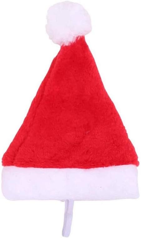Amazon Co Jp Jjzxd クリスマス帽子 かわいいサンタ帽子 ペットクリスマス帽子 ペットのためのクリスマスペットサンタ帽子ぬいぐるみ ホーム キッチン