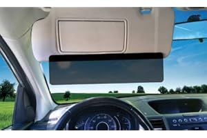 EdgeVisor TuckVisor Magnetic Tinted Car Anti-Glare Car Sun Visor Extender Extension Sunshade Window Windshield Sunshade and Sun Glare UV Rays Blocker