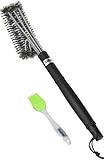 Kamhairaiog Grill Brushes Steel Wire BBQ Rack Cleaning Brush Rugged Grill Cleaning Brush Barbecue Grill Brush BBQ Grill Brush Effortless Cleanin BBQ Tools