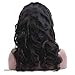 Suerkeep Body Wave Lace Front Wigs Pre-Plucked 150% Density Virgin Brazilian Natural Body Wave Lace Front Wigs Human Hair with Baby Hair Glueless (20inch, Natural Color)