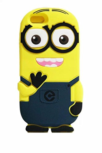 Walsoon 3D Cute Cartoon Despicable Me Minion Soft Silicone Case Cover for Apple iphone 6 plus 5.5