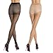 MANZI Women's Ultra-thin Sheer Control Top 10 Denier with Comfort Stretch(2 Pairs) Size L
