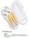 Edison Mama Special Design Spoon for Baby’s Small Mouth and Noodle Falling Prevention Fork for Baby with Easy Clean Case (9 Month) (Multi)