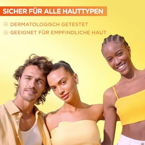 Vitamin C Anti-Müdigkeits Augencreme, Für eine strahlende und wache Augenpartie, Gegen Augenringe und Krähenfüße, Glow Booster Augenpflege, SkinActive, 1 x 15 ml