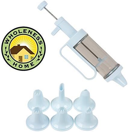 Cake Decorating Kit: 31 Nozzles, 6 Tips All in One Set by Wholeness Home