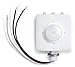 Hyperikon PIR Motion Sensor Attachment for HyperSelect High Bay Fixture, 360 Degree, 26ft Detection Range, 0.45W, 10-2000Lux, Wired Base, Time Settings, Adjustable Features, Commercial Grade Sensor