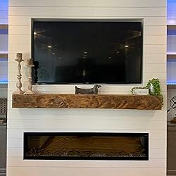 Wilson Rustic Hand Hewn Barn Beam Mantel