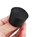 FISHBERG Pack of 16 Chair Leg Tips Caps 1.0 Inch Anti Slip Rubber Table Leg Caps Floor Protectors for Avoid Scratches,Black …