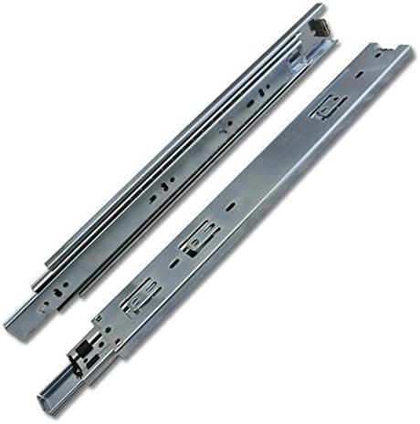 Heavy Duty, Full Extension Drawer Slide w/1" Over Travel, 24", 130 lb Capacity