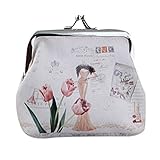 Mikey Store Womens Small Wallet Card Holder Coin Purse Clutch Handbag