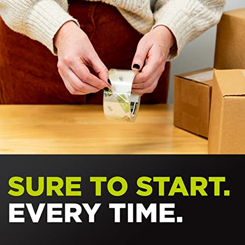 Scotch Sure Start Shipping Packaging Tape, 1.88" x 54.6 yd, Designed for Packing, Shipping and