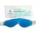 HealthAndYoga™ Relaxing Gel Eye Mask (Pack of 1) - Cools Eyes, Helps to Sleep, Manages Puffiness, Under Eye Bags, Strain & Tiredness - Hot & Cold Compress - Comfortable Strap-Travel/Office/Home
