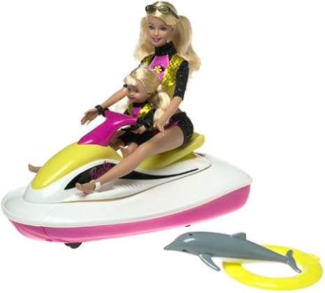 juegos de barbie en moto de agua