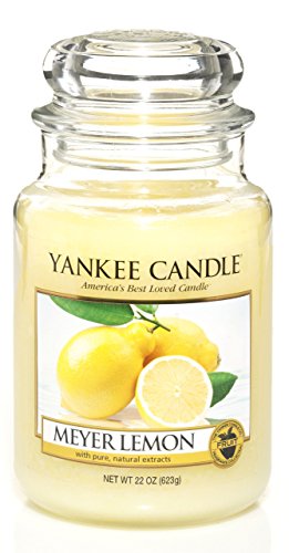 Yankee Candle Meyer Lemon Scented, Classic 22oz