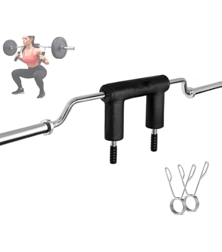 Titan Fitness Rackable Safety Squat Bar, Cambered Safety Squat