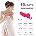 Powerful Bullet Vibrator with 3 Silicone Finger Sleeves, Adorime Rechargeable Clitoral Stimulation Vibrating Sex Toys for Women, Mini Clit Anal Stimulator Massager for Sex for Foreplay