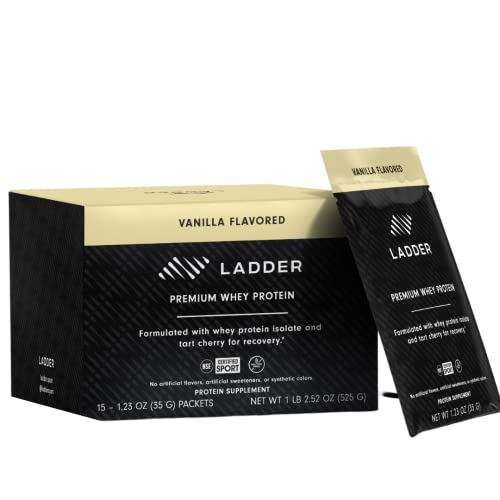 LADDER GrassFed Whey Protein Powder, 26g Protein for Muscle Gain, 7g