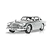 Hot Wheels Collector James Bond Goldfinger Aston Martin DB5 Die-cast Vehicle (1:18 Scale)