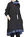 Mordenmiss Women's Flared Layers Dress Hi-Low Ruffle Hem Tunic Top