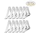 Tablecloth Clips,Picnic Table Clips,12 Pack Stainless Steel Table Cloth Holders Clamp Picnic Tablecloth Clips for Picnic Tables Home Party Outdoor Wedding Restaurant,Silver