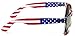 Tantino American Flag Classic Wayfarer Style Sunglasses (Red, UV400)