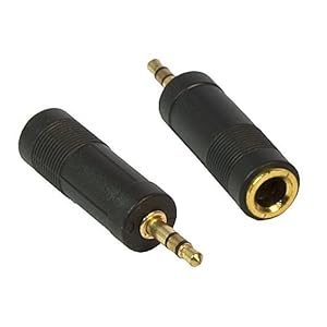 3.5mm Stereo Jack Plug to 6.3mm Stereo Socket - Gold ... 35mm audio jack wiring diagram 