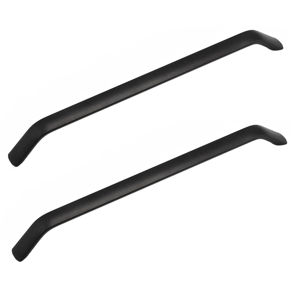 ANSIEDIO 2pcs Black Cupboard Handles Drawer Handles Kitchen Cabinet Door Handles Aluminum Alloy Bow Pull Handle (Hole Spacing 224 mm)
