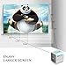 Mini Projector - Meyoung Portable LED LCD Projector, Full HD 1080P Supported, Compatible with PC Mac TV DVD iPhone iPad USB SD AV HDMI, Home Theater & Outdoor Projector Gifts for Kids.