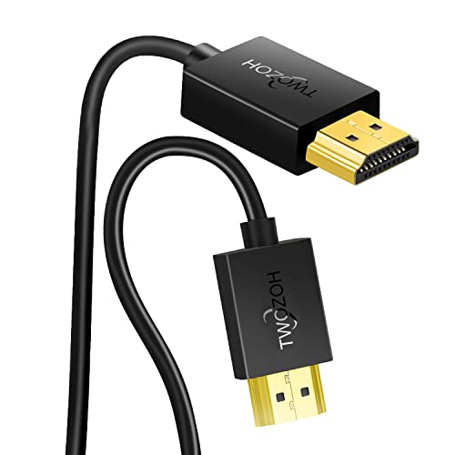 Twozoh Flexible & Slim HDMI Cable