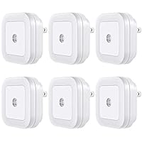 Vont LED Night Light (Plug-in), Smart Dusk to Dawn Sensor, Automatic Night Lights, Suitable for Bedroom, Bathroom, Toilet,Stairs,Kitchen,Hallway,Kids,Adults,Compact Nightlight, Energy, Cool White (6)