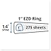 Avery Heavy-Duty Binder with 1 -Inch One Touch EZD Ring, Red, 1 Binder (79589)