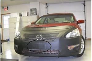 LEBRASINC Lebra 2 Piece Front End Cover Black - Car Mask Bra - Fits - 2016-2017 Nissan Altima - w/o Front sensors