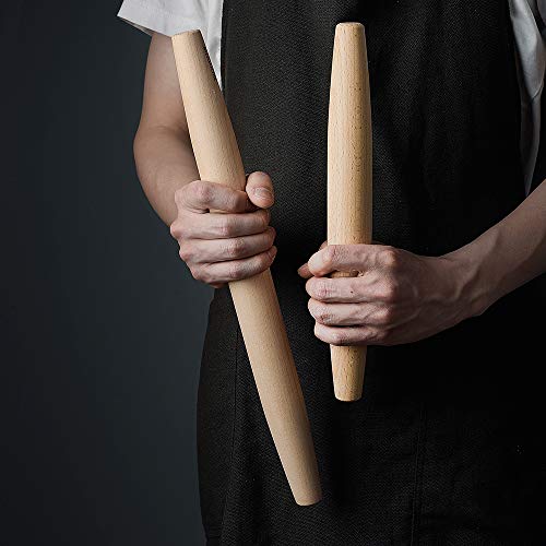 Heycell Wooden Rolling Pin for Baking, Oak Wood (11.8" x 1.4") (11.8)
