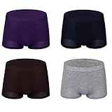 SILKWORLD Men's 4 Pack Micro Modal Low Rise Trunk